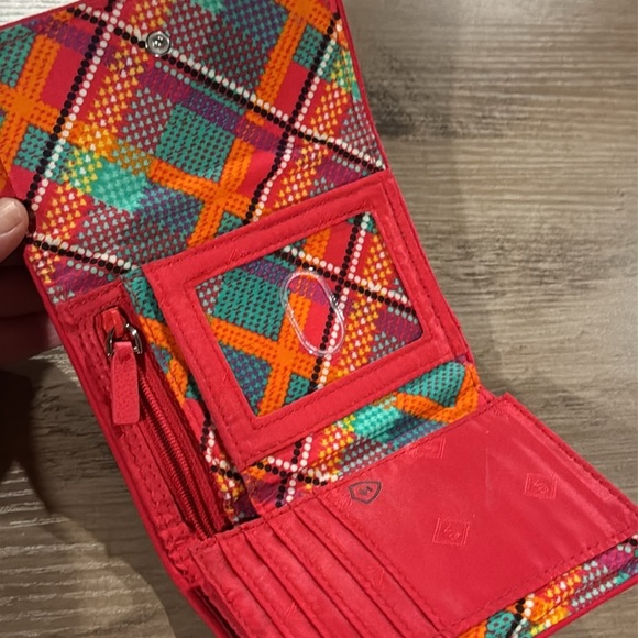 Vera Bradley Riley Rumba Triple Compartment Multicolor Wallet - Picture 4 of 6